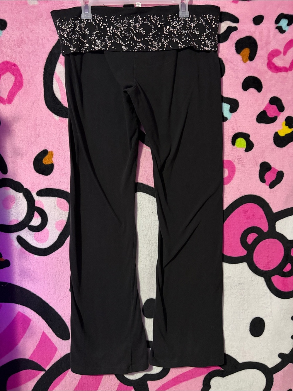 Victoria’s secret fold over flare yoga pants